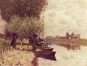 Alfred Sisley The Seine at Bougival oil